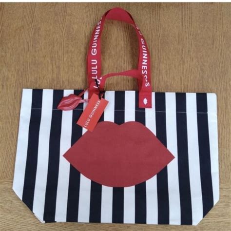 lulu guinness reusable bag